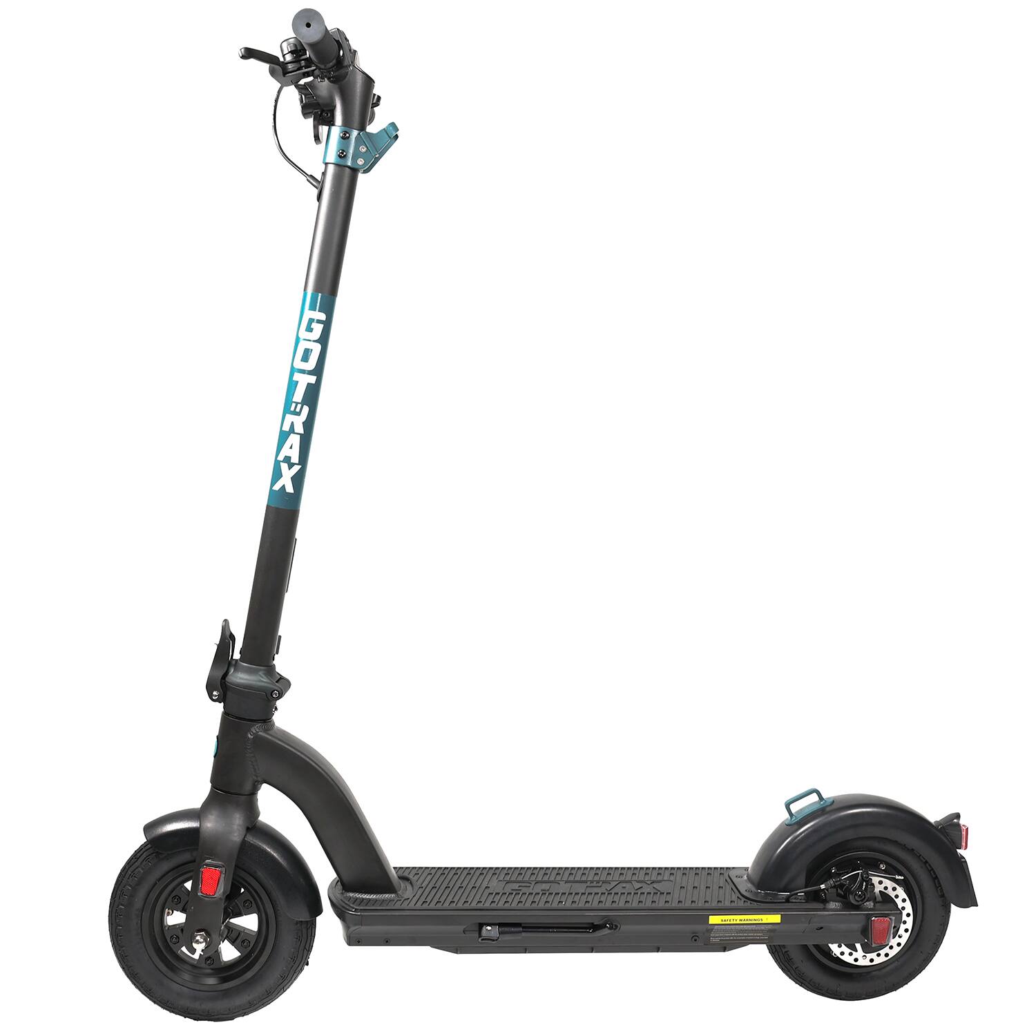 Left. GoTrax - GMax Commuting Electric Scooter w/42mi Max Operating Range & 20 Max Speed - Black.
