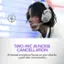 Two-Mic AI Noise Cancellation: Al-trained microphone focuses on your voice for crystal clear communication.