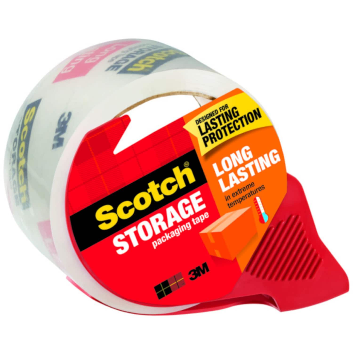 3M - Scotch 1.88 in. W X 54.6 yd L Packaging Tape with Dispenser 1 pk