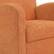 Alt View 16. OSP Home Furnishings - Aiden Chair & Ottoman Herringbone - Orange.