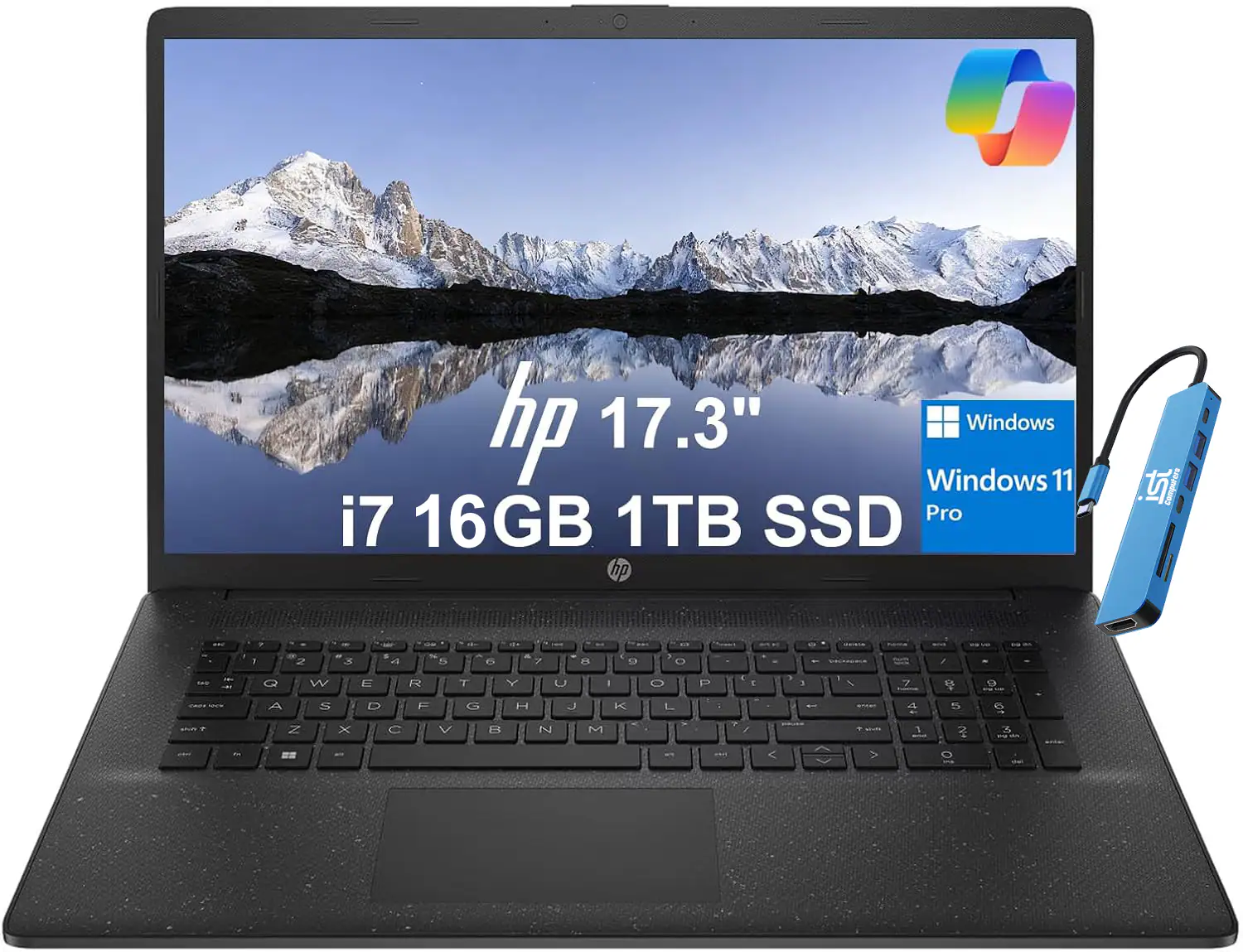 hp 17.3" Windows 11 i7 16GB 1TB SSD Pro
