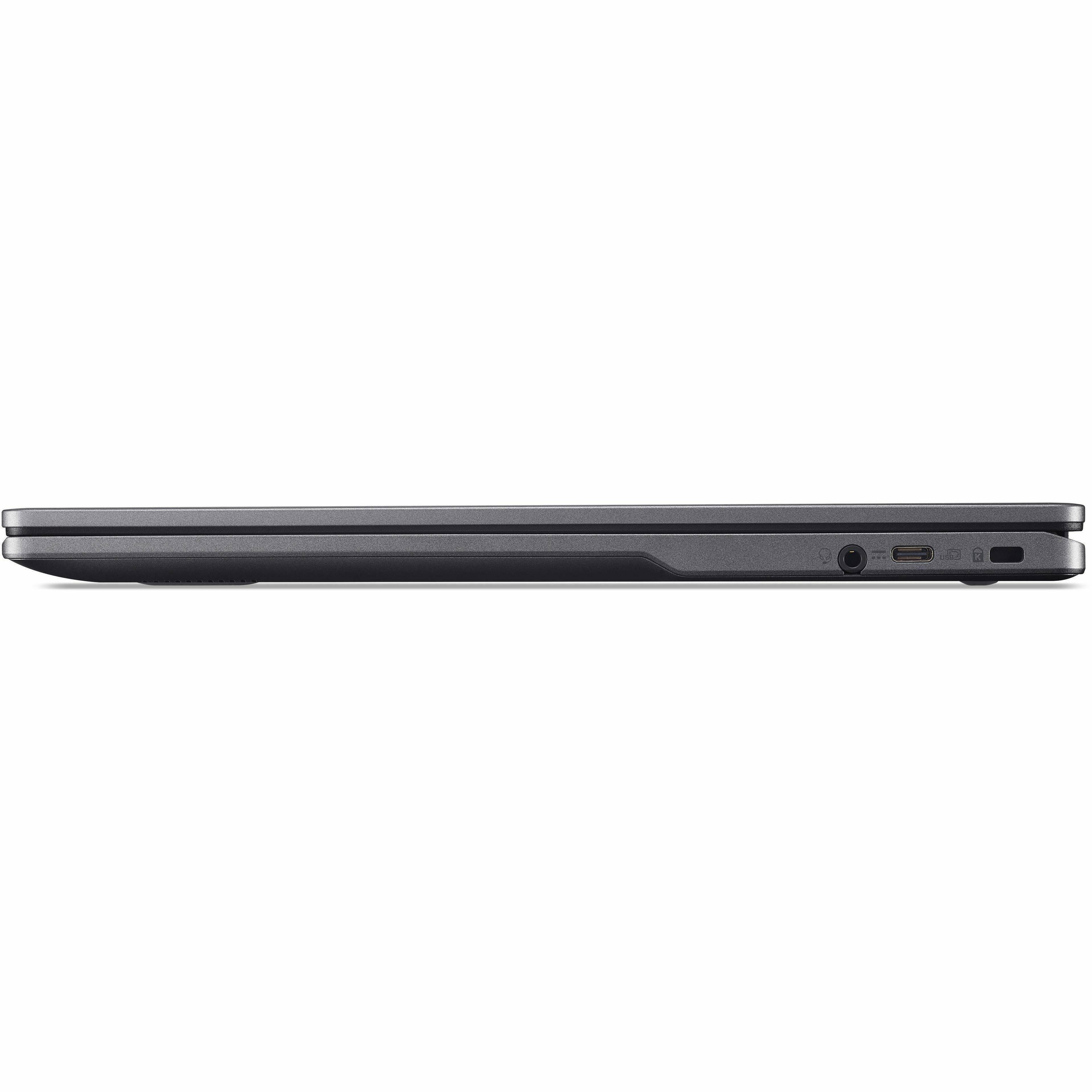 Alt View 3. Acer - Acer Chromebook Plus 515 CBE595-2T CBE595-2T-36DM 15.6" Touchscreen Chromebook - Full HD - 60 Hz - Intel Core 3 100U - 8 - Iron.
