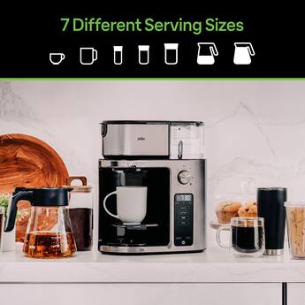 Braun MultiServe KF9270 Drip Coffee Maker Stainless Steel KF9270SI Braun MultiServe KF9270 Drip Coffee Maker Stainless Steel KF9270SI