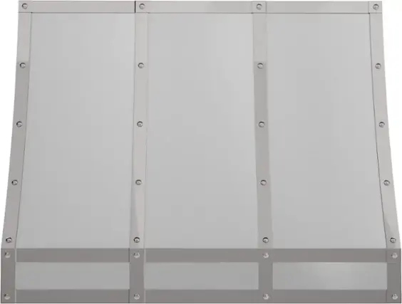 Front. Zephyr - Forte 36 in. Convertible Wall Mount Custom Range Hood - Stainless Steel.