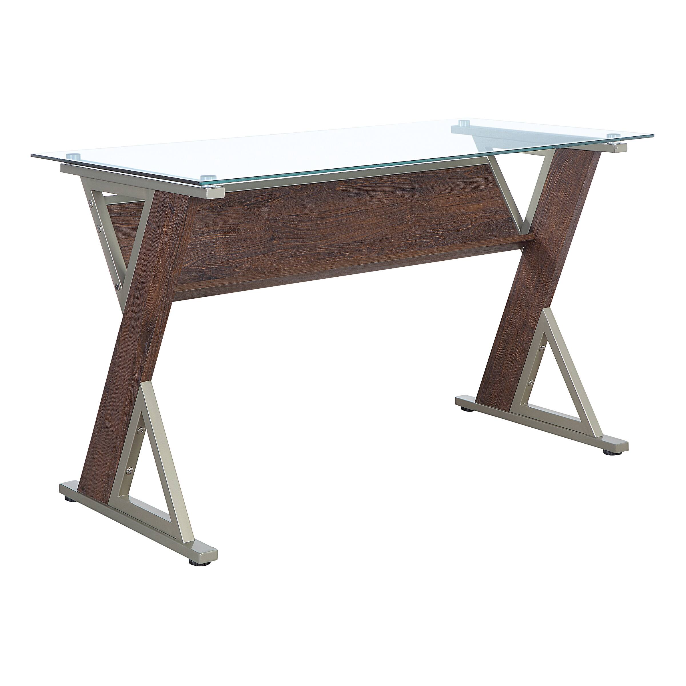 Angle. OSP Home Furnishings - Zenos Desk - Cherry.
