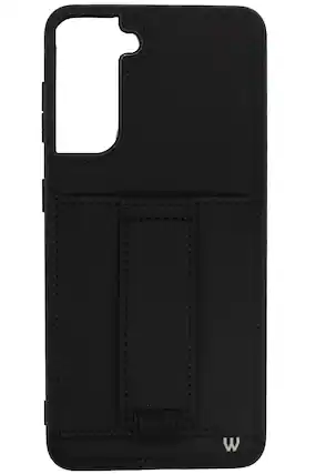 Front. Walli Cases - Lights Out Phone Case with Wallet and Finger Strap for Samsung S25 Ultra - Lights Out.