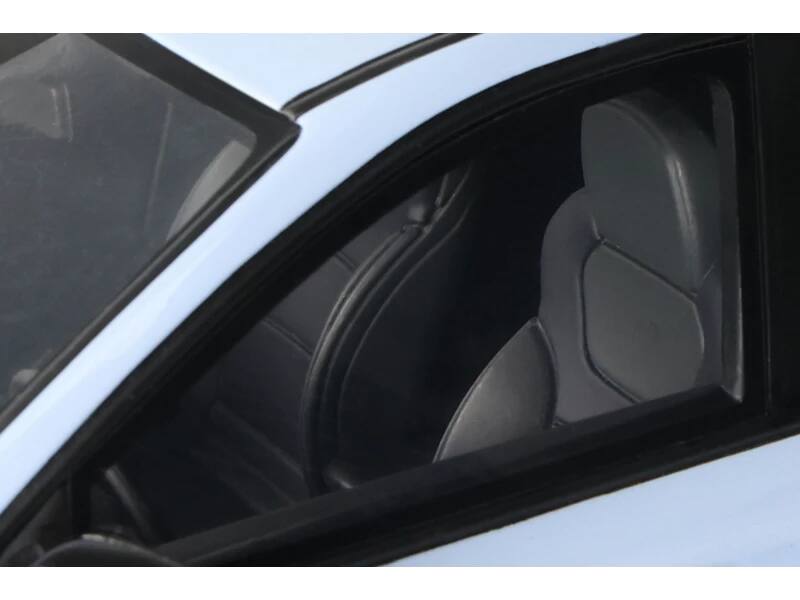 Angle. Otto Mobile - 2017 Hyundai I30 N Light Blue Limited Edition to 2500 pieces Worldwide 1/18 Model Car by Otto Mobile - Light Blue.