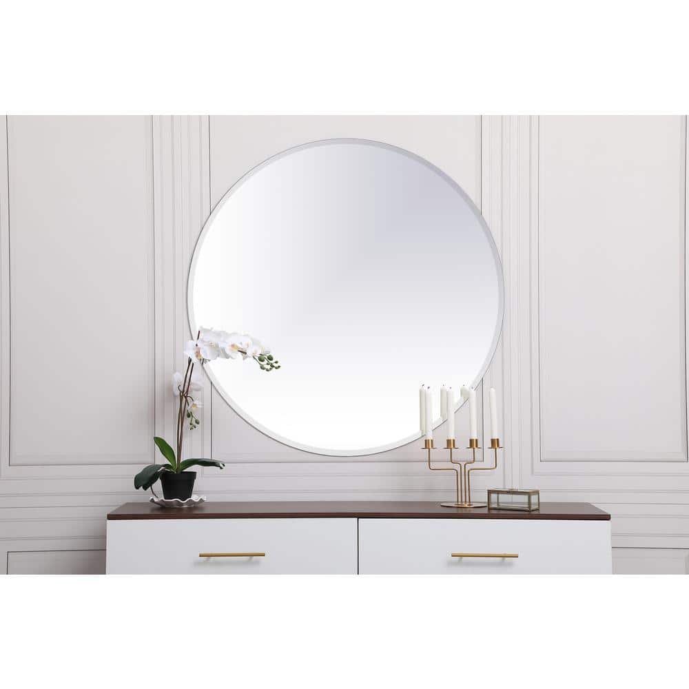 Photos - Mirror Elegant Decor - Gracin Round  42 inch - Clear BG3604765 