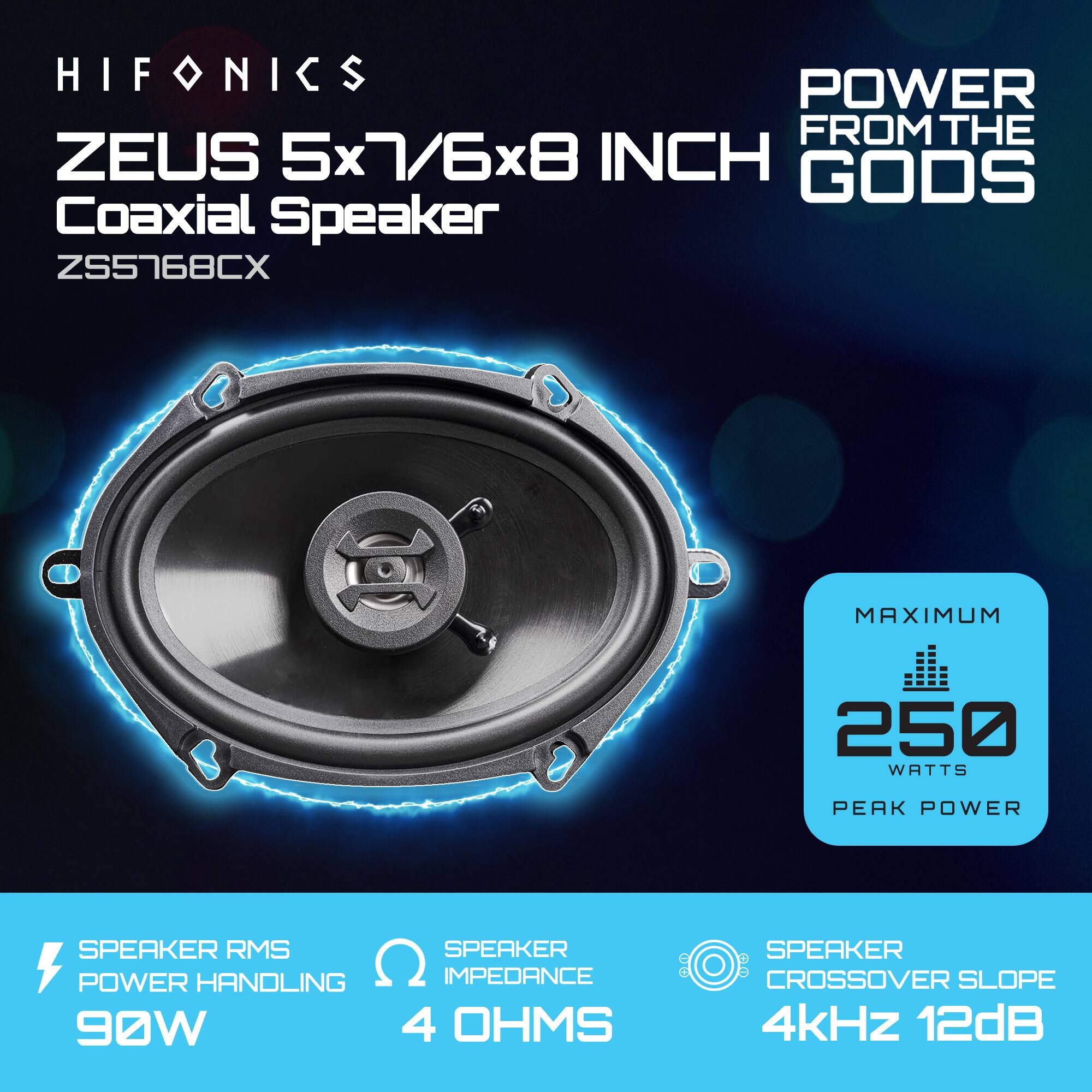 Hifonics Zeus ZS5768CX 5x7/6x8