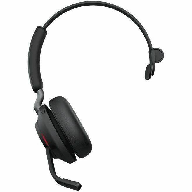 Alt View 2. Jabra - Jabra Evolve2 65 Headset - Microsoft Teams Certification - Mono - Wireless - Bluetooth - 98.4 ft - On-ear, Over-the-head - Black.