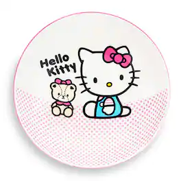 Silver Buffalo - Sanrio Hello Kitty Dots 9-Inch Ceramic Coupe Dinner Bowl - Pink