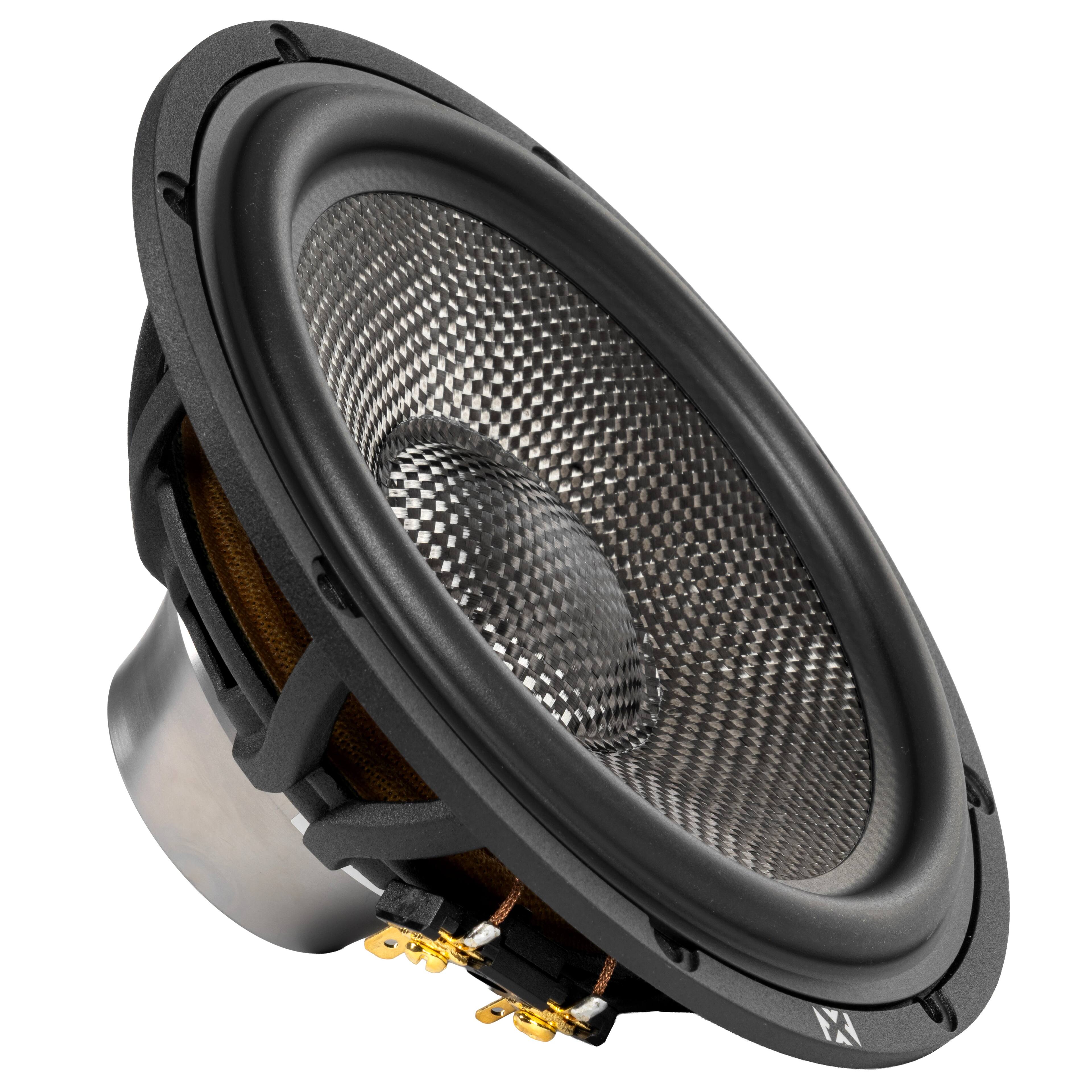 Left. NVX - XQS65KIT Version 2 (XQS65KITv2) 600W Peak (300W RMS) 6.5in X-Series 2-Way Component Speaker System.