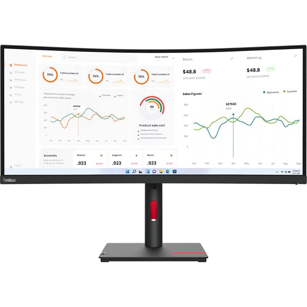 その他 Lenovo Monitor, Last Offer ! Amazon.com: Lenovo 27IN QHD 2560X1440 3SIDE Near-EDGELESS