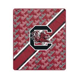 Pegasus - South Carolina Gamecocks 60" x 70" Diagonal Lined Wordmark Ultra Soft Blanket - Multicolor