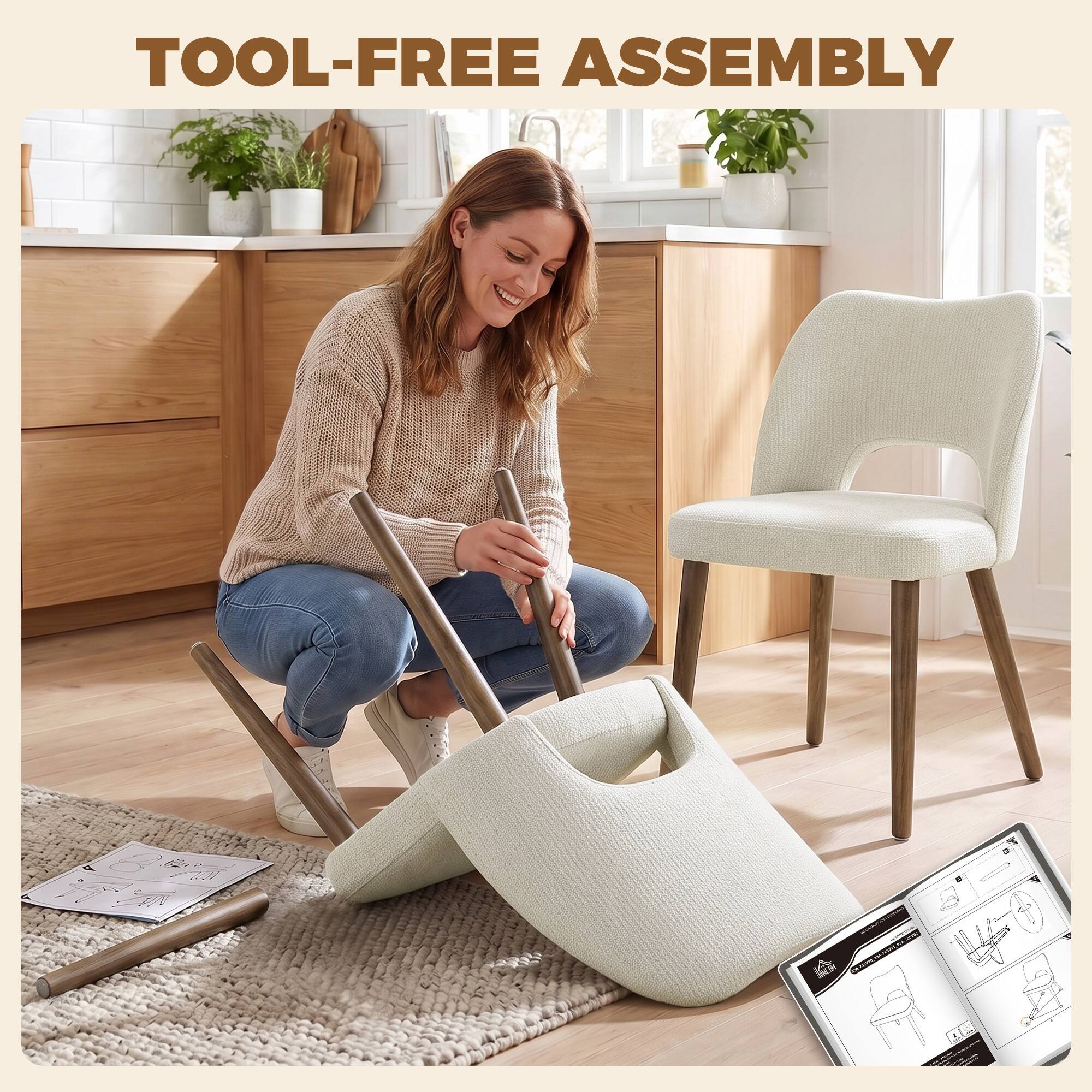 TOOL-FREE ASSEMBLY