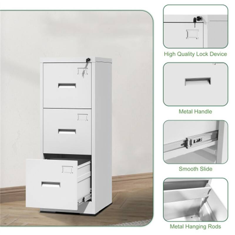 High Quality Lock Device  
Metal Handle  
Smooth Slide  
Metal Hanging Rods
