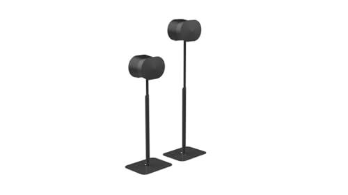 Alt View 5. Flexson - FLEXSON Essentials Adjustable Floor Stands for Sonos Era 300 (Black, Pair) - "NA".