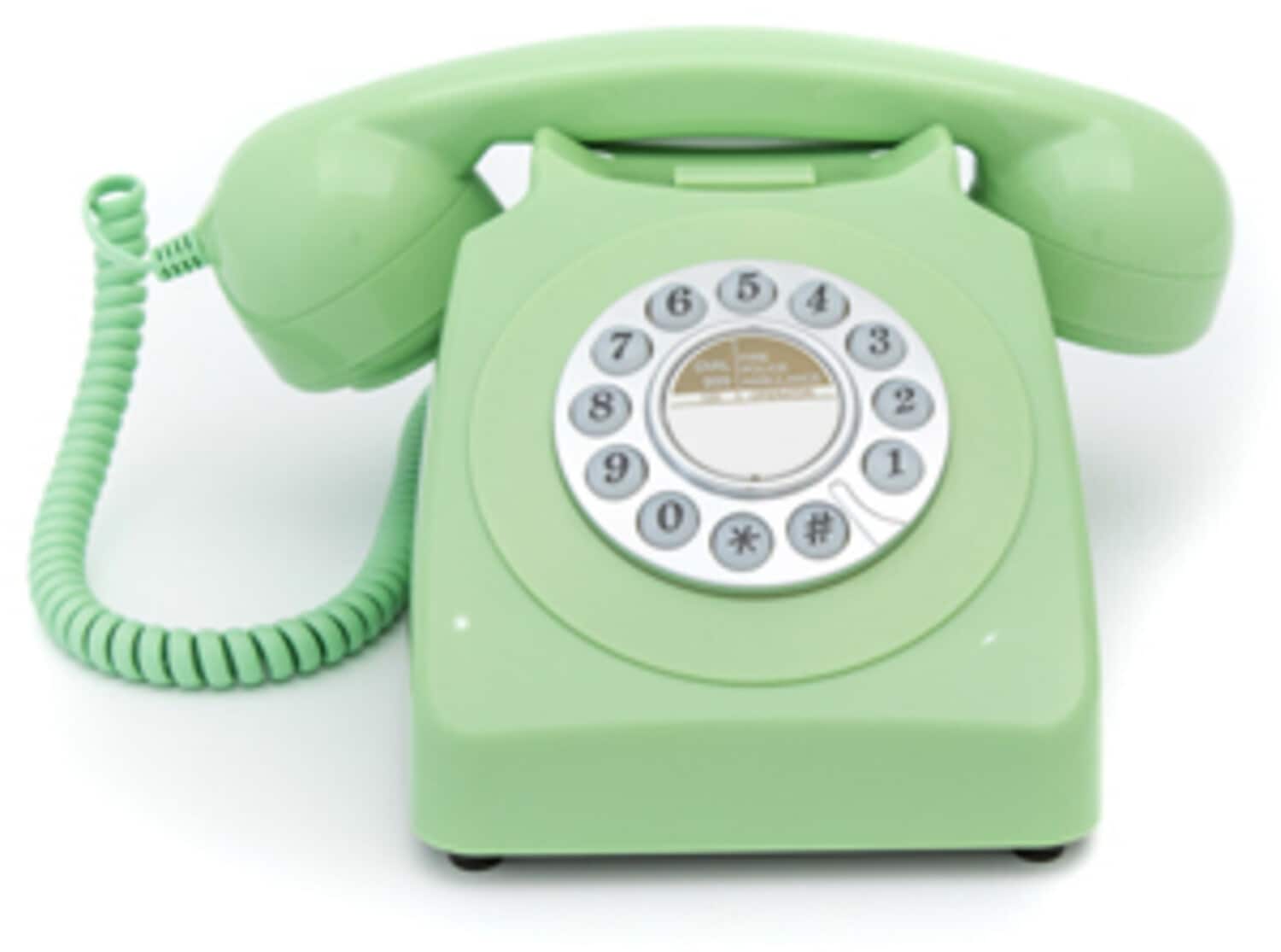 PopMarket - GPO Retro GPO746DPBGR 746 Desktop Push Button Telephone - MISC ACCESSORY - Green