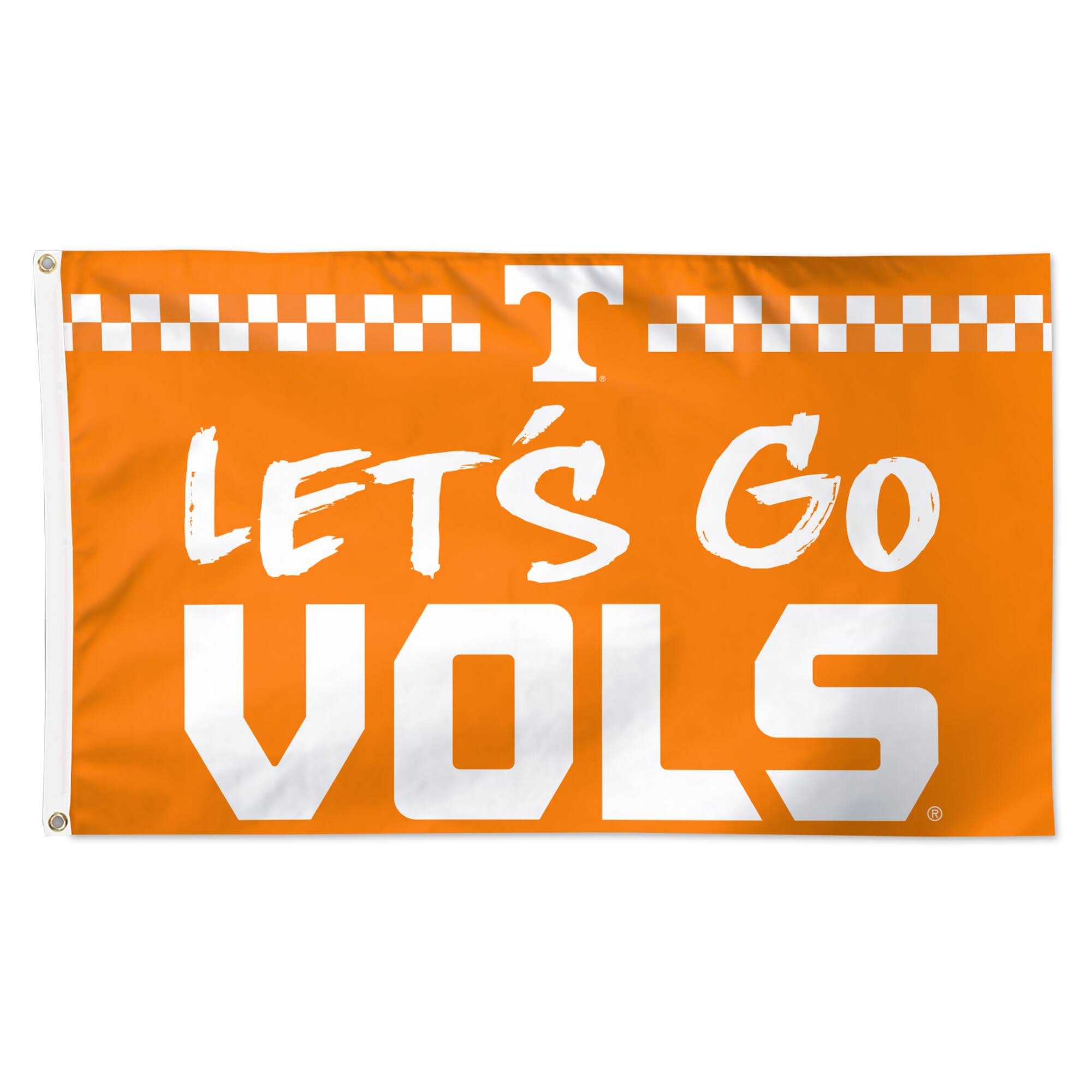 WinCraft - Tennessee Volunteers 3' x 5' Single-Sided Deluxe Team Slogan Flag - Multicolor