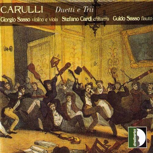 CARULLI  
Duetti e Trii  
Giorgio Sasso violino e viola  
Stefano Cardi chitarra  
Guido Sasso flauto stradivarius