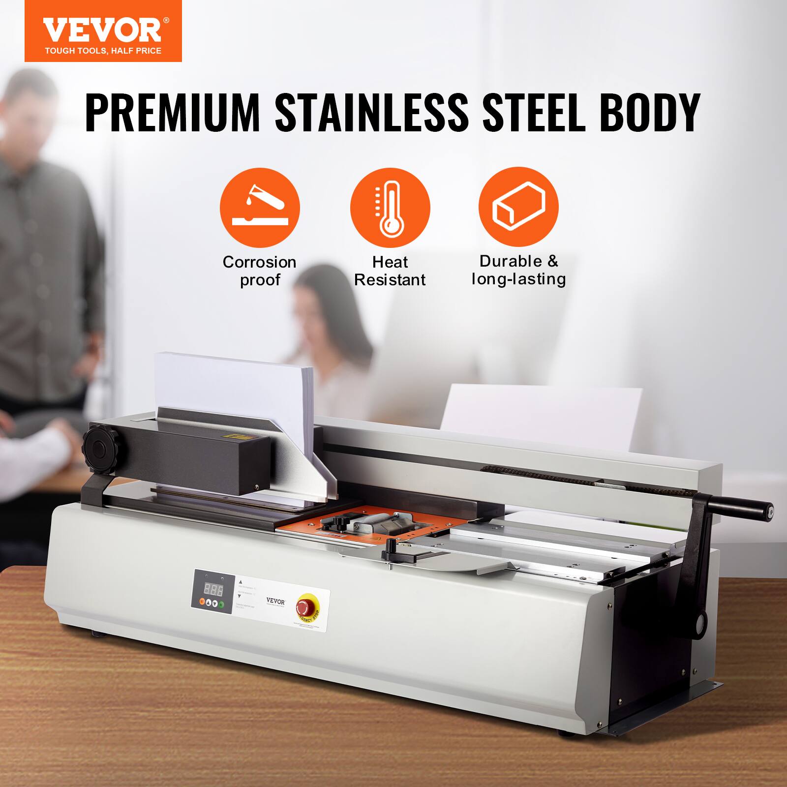 VEVOR TOUGH TOOLS, HALF PRICE

PREMIUM STAINLESS STEEL BODY
- Corrosion proof
- Heat Resistant
- Durable & long-lasting