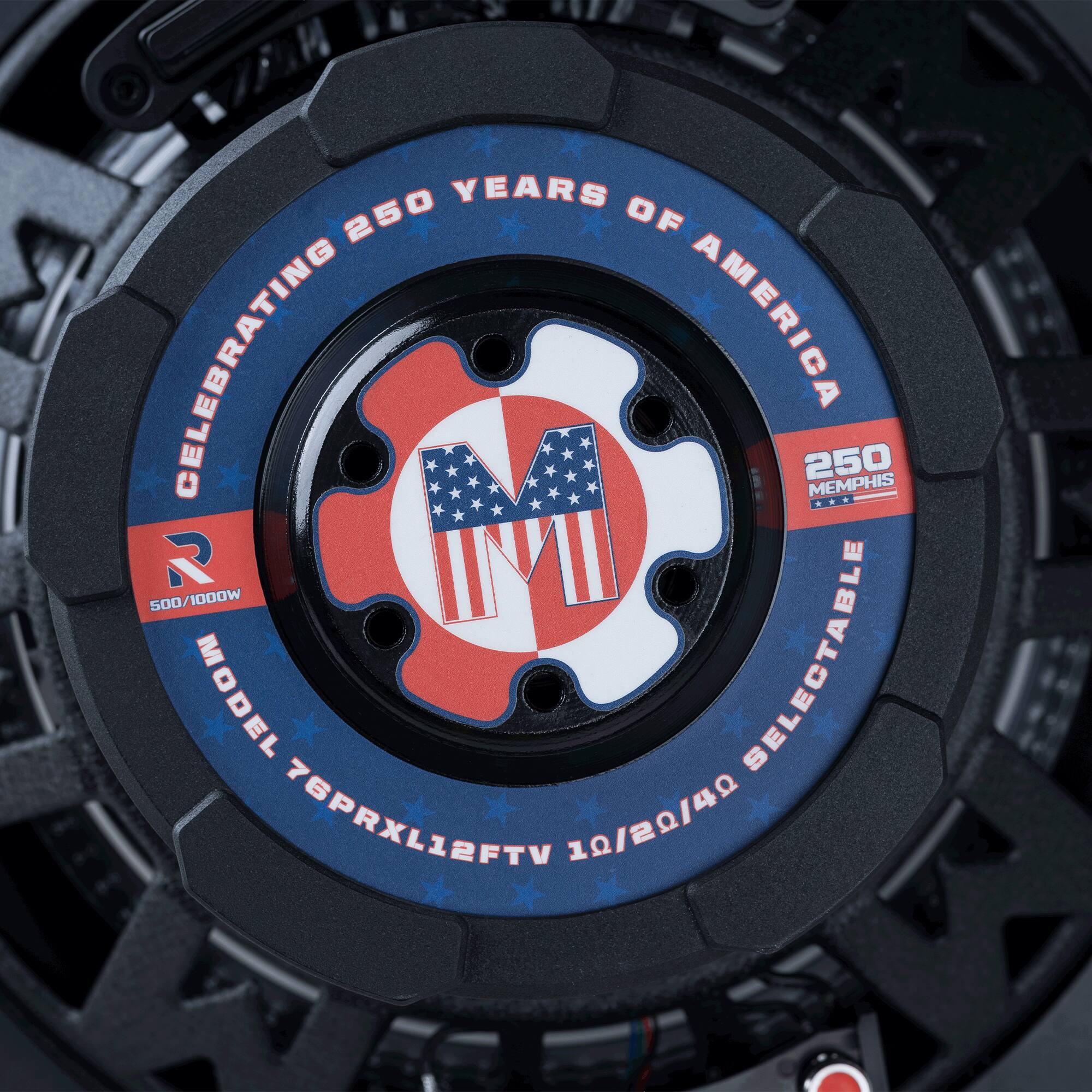 CELEBRATING 250 YEARS OF AMERICA  
250 MEMPHIS  
500/1000W  
MODEL 76PRXL12FTV  
10/20/40 SELECTABLE