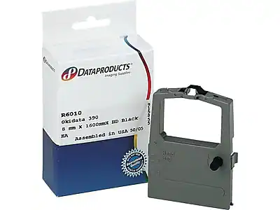 P Data Products
R6010
Okidata 390
8 mm x 1600mm HD Black
Assembled in USA 50/05
EA