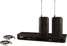 Shure - BLX188/CVL Wireless Microphone System for Two Presenters with BLX88 Dual Channel Receiver