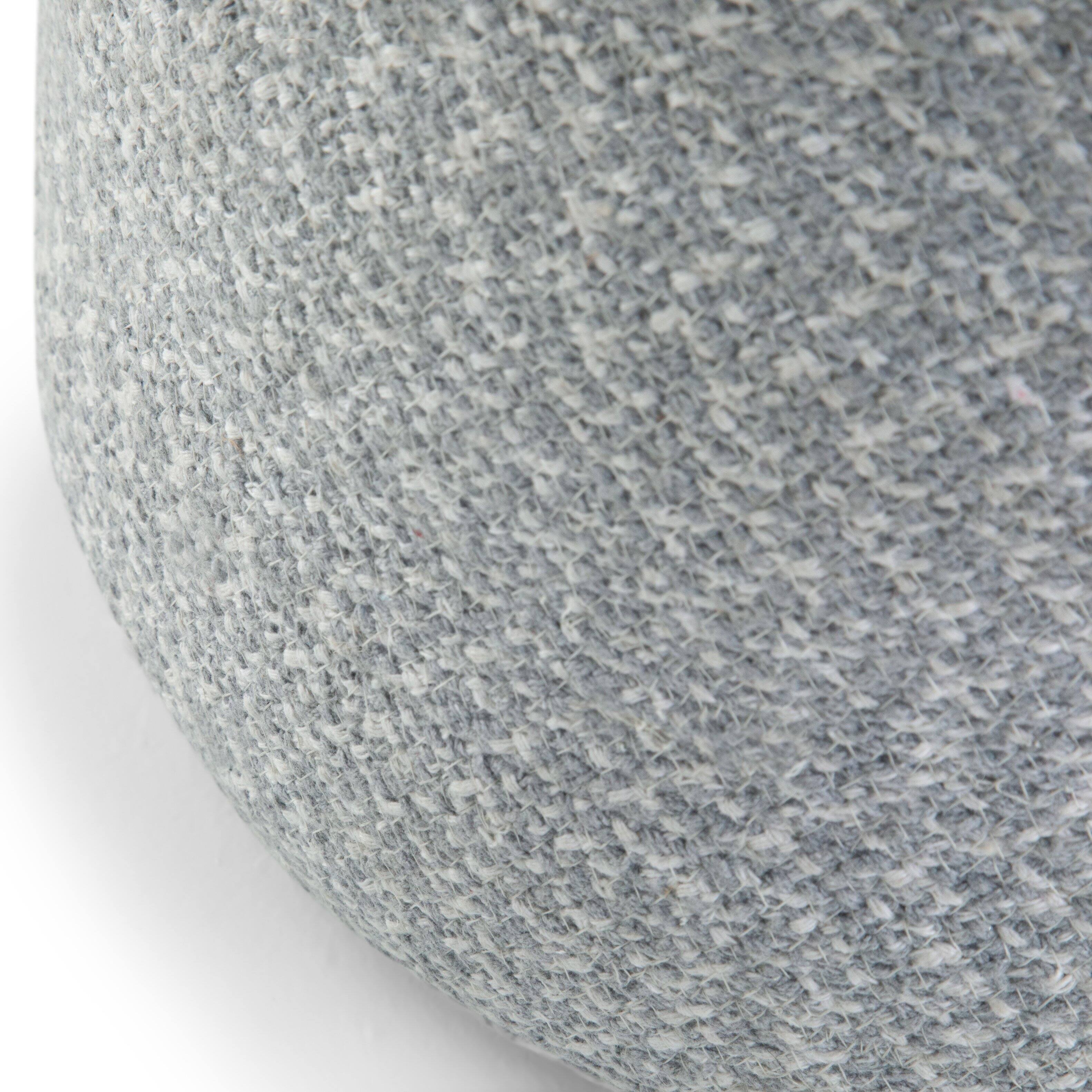 Alt View 11. Simpli Home - Bayley Round Braided Pouf - Blue, Natural.
