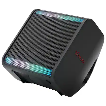 Front. LG - xboom Stage 301 Bluetooth Speaker - Black.