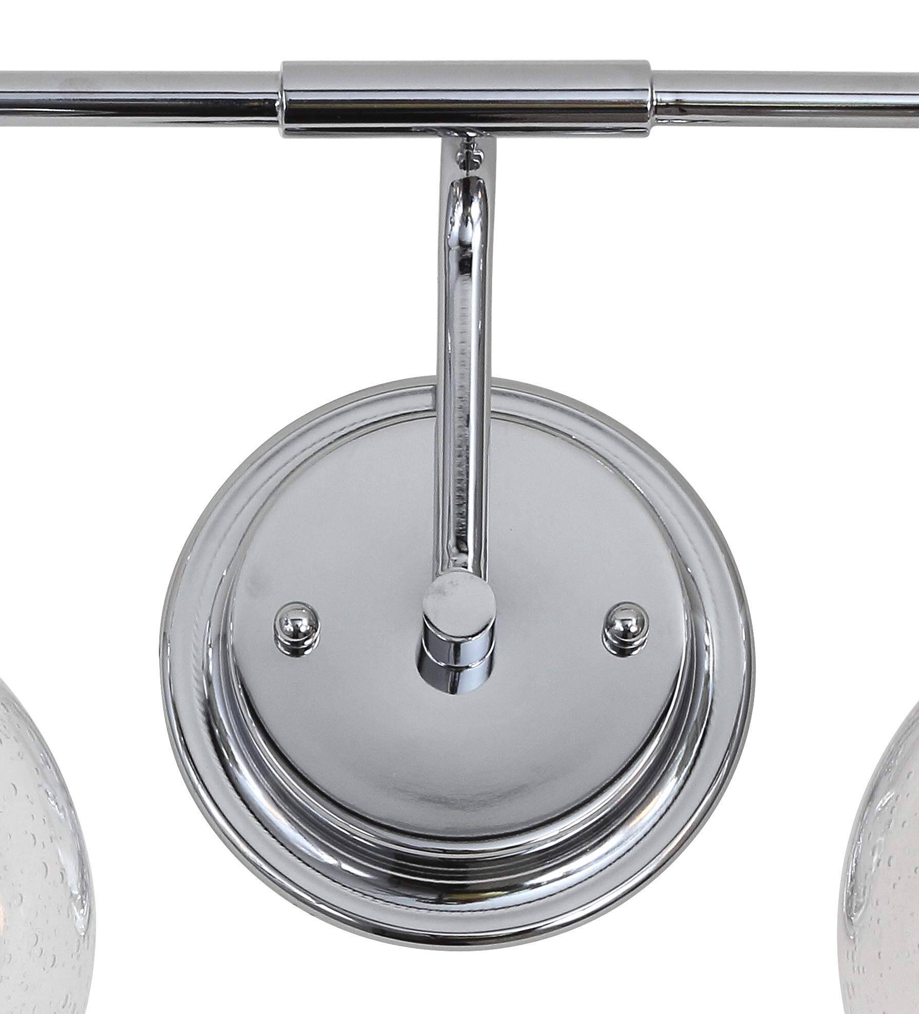 Alt View 5. Dazzling Pops - Jyla Shirley Metal bubbled Glass Vanity Light Contemporary Transitional k Edison w Bulbs Included For Bathr - 4 Light.