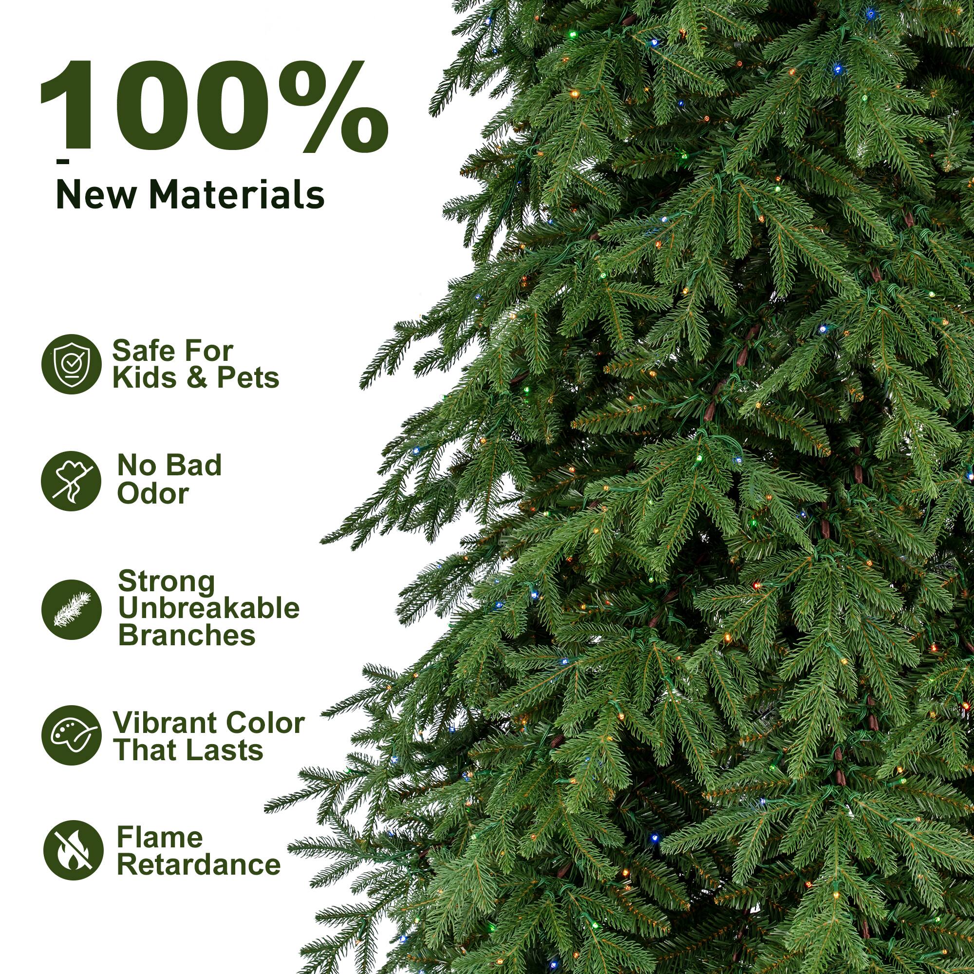 100% - New Materials
Safe For Kids & Pets
No Bad Odor
Strong Unbreakable Branches
Vibrant Color That Lasts
Flame Retardance