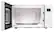The image shows a white microwave with a digital display. The display shows the time as 12:20 and the menu options available are: Auto Functions, Popcorn, Potato Reheat, Mema Cooh, Menu, Soften, Mer Mel Menu, OPTIONS, Auto Defrost, Manual Defrost, Keep Warm, Cook Time, Power Level, Steam Clean, and Quick Start. The microwave also has a timer that can be set for 1, 2, 3, 4, or 5 minutes. The display also shows the current cooking time and power level.
