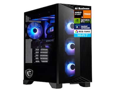 MSI Aegis ZS2 Desktop PC (AMD Ryzen 9 7900X, 32GB DDR5, 1TB PCIe MSI Aegis ZS2 Desktop PC (AMD Ryzen 9 7900X, 32GB DDR5, 1TB PCIe