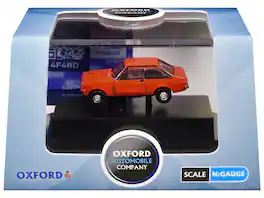 Ford Escort Mk2 RHD (Right Hand Drive) Carnival Red 1/148 (N) Scale Diecast Model car by Oxford Diecast