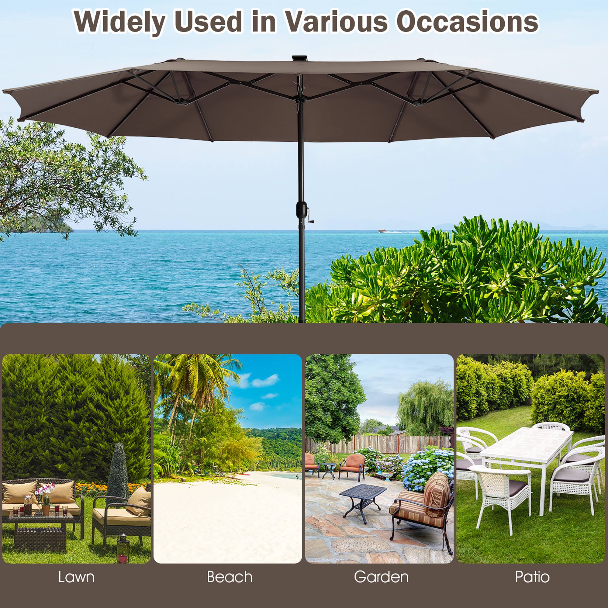 Widely Used in Various Occasions
Lawn
Beach
Garden
Patio