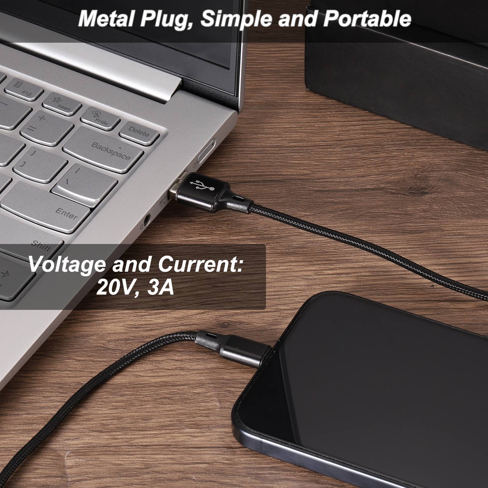 Metal Plug, Simple and Portable

Voltage and Current: 20V, 3A