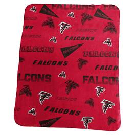 Logo Brands - Atlanta Falcons 50" x 60" Classic Fleece Blanket - Multicolor