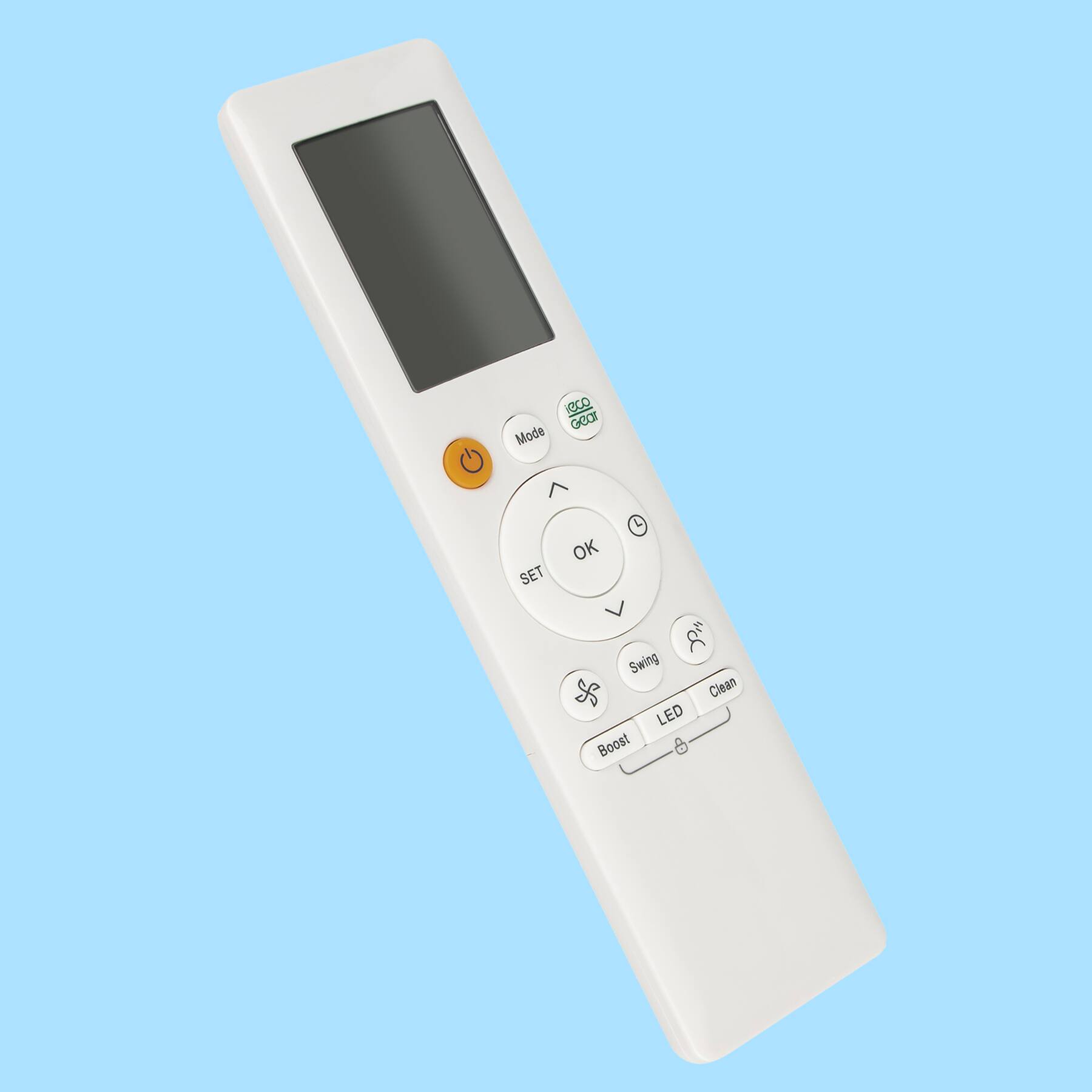 ECO GOOR Mode SET OK D Swing Clean LED Boost