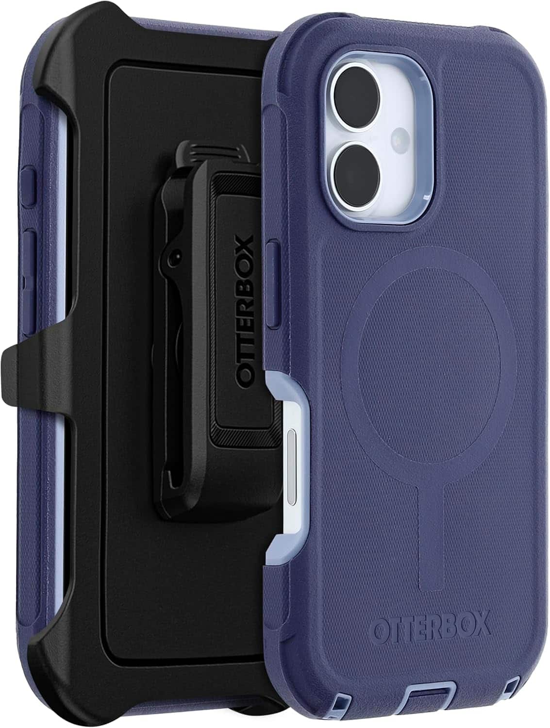 OtterBox - iPhone 16 (Only) - Defender Series Case - Holster Clip Included - Built-in Magnets - Rugged & Durable - Denver Dusk (Purple) price history on PriceWatchPro