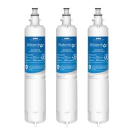 Waterdrop - WD-F19C-3 Refrigerator Water Filter 3-Pack - White