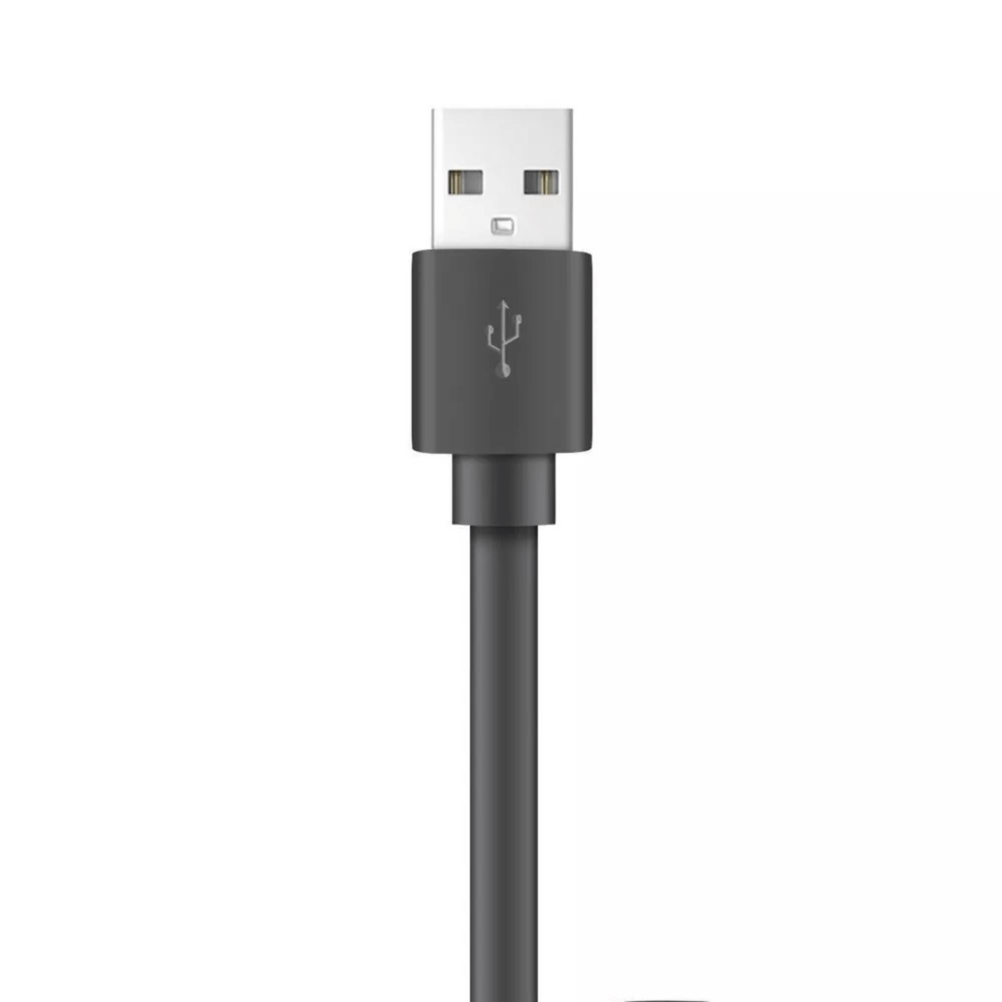 Alt View 1. Xyst - Charge and Sync USB to Micro USB Flat Cable 4Ft - Black.