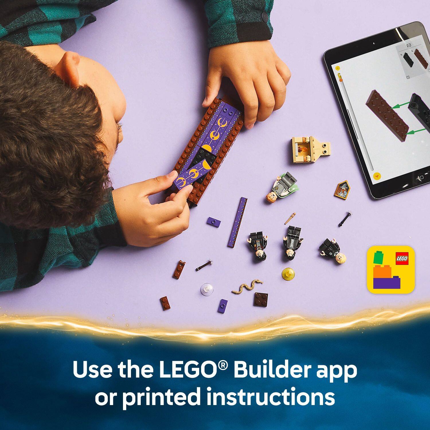 LEGO Builder app or printed instructions