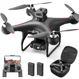 BEARSOLIM - S116 Max Brushless Drone with 4K ESC Camera, 15-Min Flight Time & Obstacle Avoidance