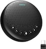 Front. EMEET - EMEET Conference Speaker and Microphone Luna 360° Voice Pickup w/Noise Reduction/Mute/Indicator USB Bluetooth Speakerpho - Black.