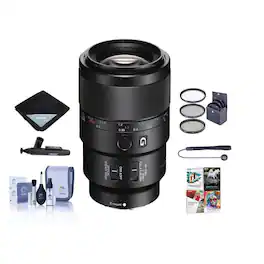 Bundle - Sony - FE 90mm f/2.8 Macro G OSS Lens - with Free Pc Accessory