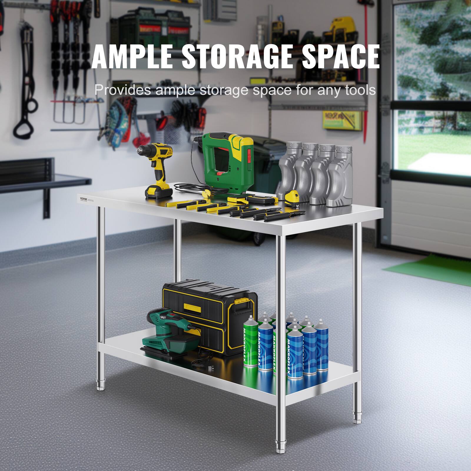 AMPLE STORAGE SPACE Provides ample storage space for any tools - | MANRANE AESON MAURANES