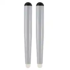 Front. Unique Bargains - 2pcs Infrared Touch Screen Pen Whiteboard Optical Stylus Pens for Education Electronic Whiteboard Presentations - Black.