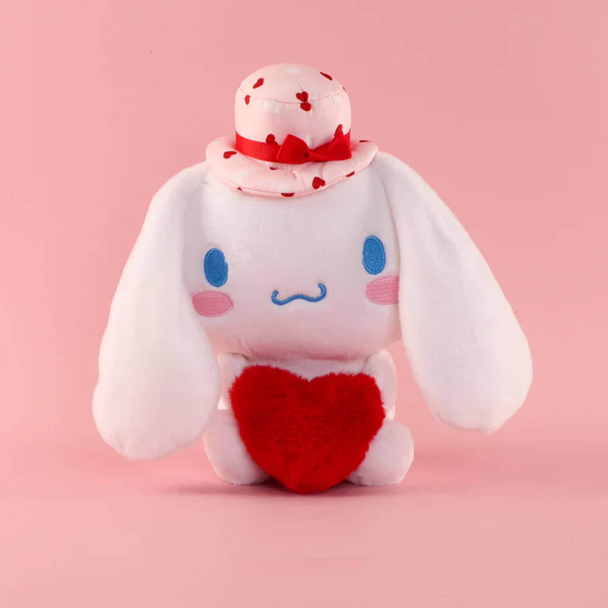 Alt View 1. Hello Kitty - Sanrio Cinnamaroll Valentine's Day Heartbeat 9.5 Inch Plush.
