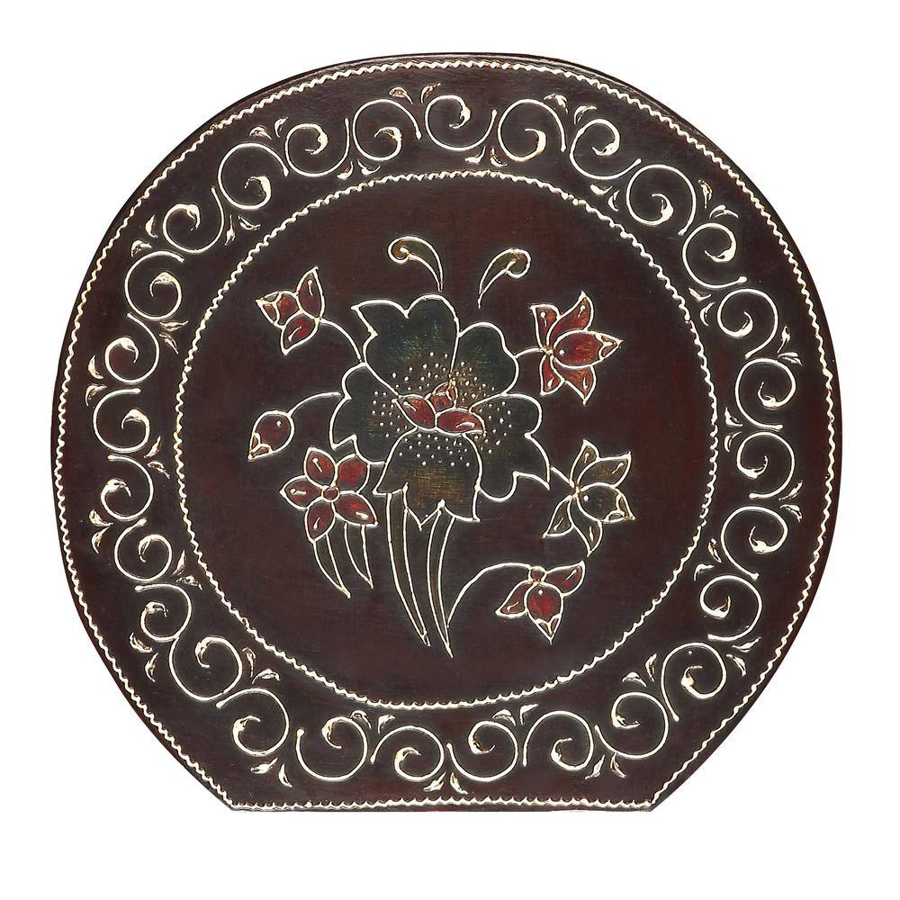 Angle. Butler Specialty - Botswana Hand Painted Side Table - Assorted.